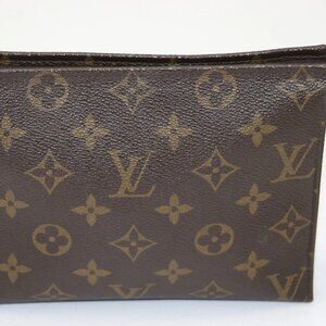 Louis Vuitton Monogram Coated Canvas Pouch - Brown